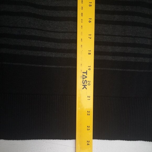 NWOT Denver Hayes Soft Ladies Size Small Full Zip Grey & Black Sweater - Picture 10 of 10